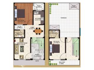 3 bhk house in Lucknow at Mohan road - ( Taj Enclave )