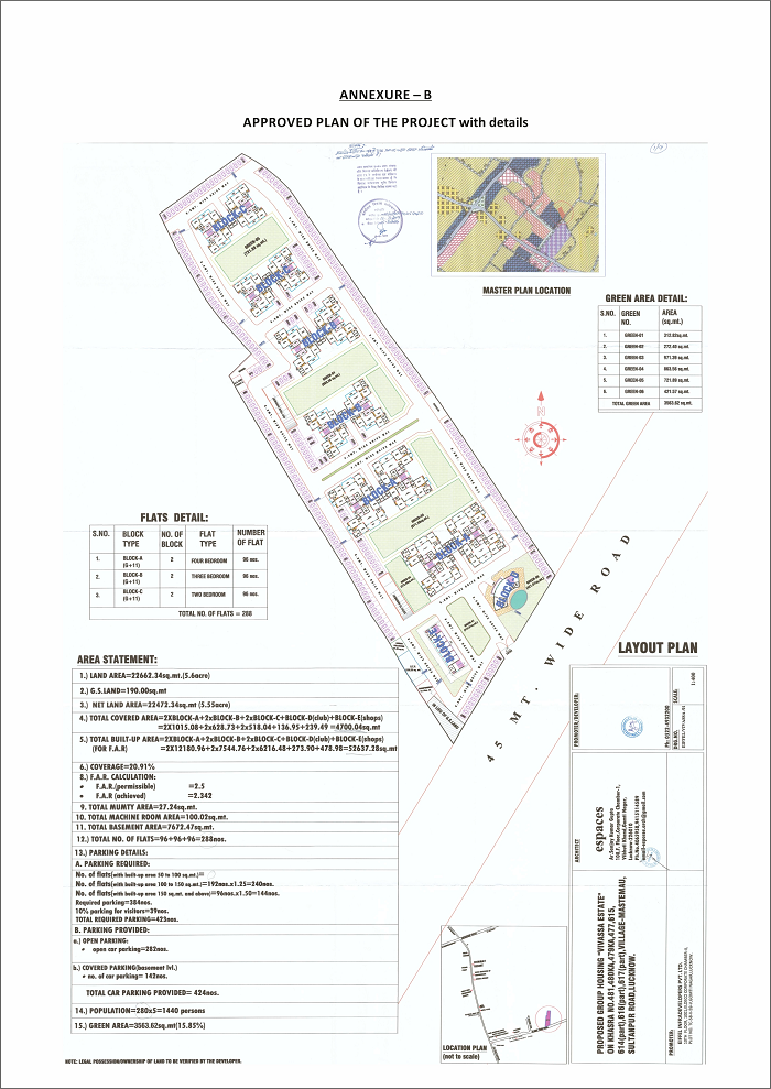 Flat at Sultanpur Road in Lucknow - ( Eiffel Vivassa )
