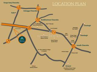 3 bhk house in Lucknow at Mohan road - ( Taj Enclave )