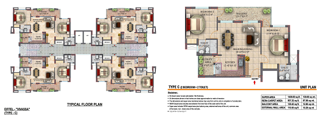 Flat at Sultanpur Road in Lucknow - ( Eiffel Vivassa )