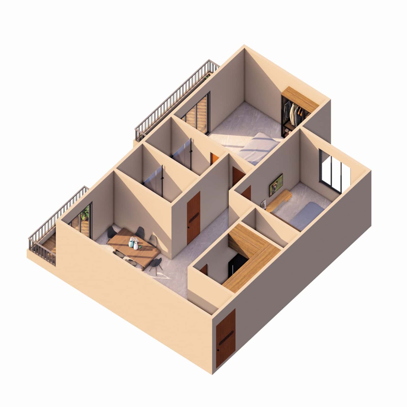 Apartment/Flat for sale in Varanasi : Spacious 2 & 3 BHK Home