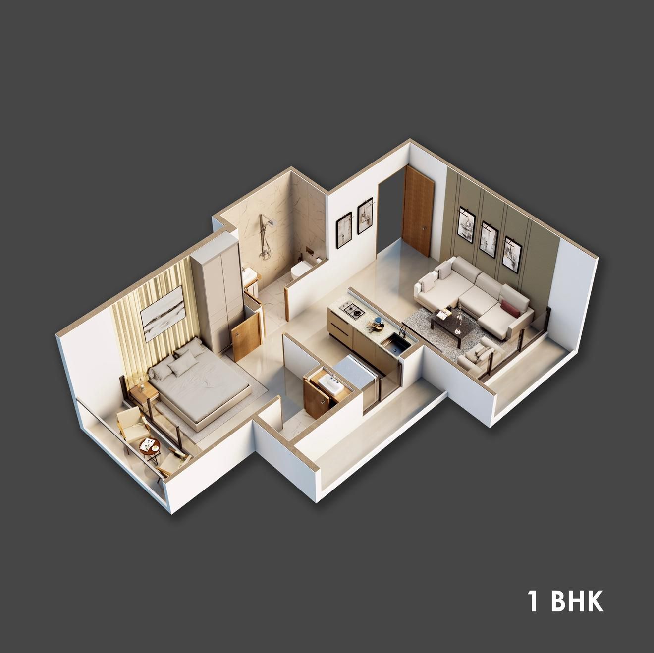 Gami The Elements, Ghansoli – Premium 2 & 3 BHK Flat @60 Lac